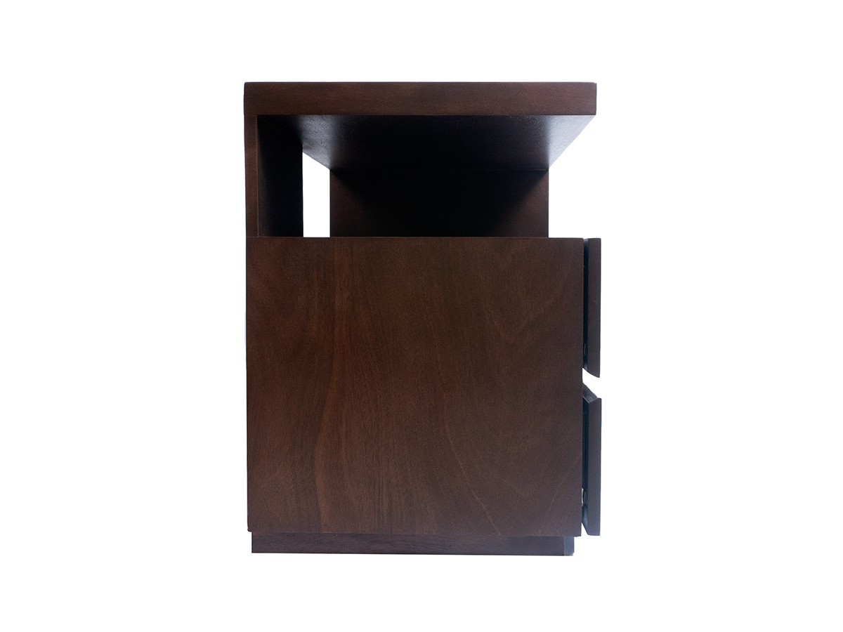 buro belgica okume natural lado mubleria dkassa