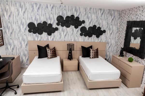 cama barcelona gemela con comoda barcelona mubleria dkassa