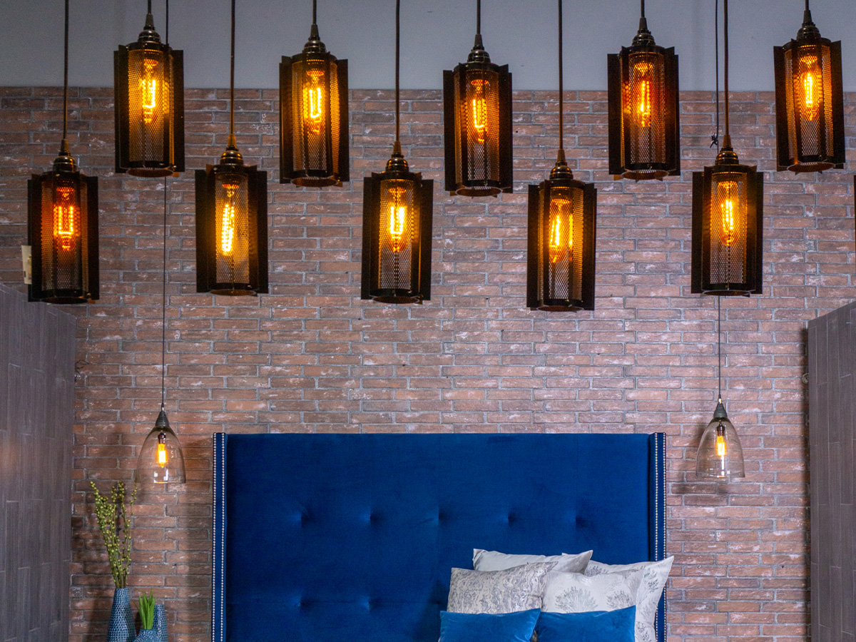 candil ind pantalla 11 luces ambiente mubleria dkassa