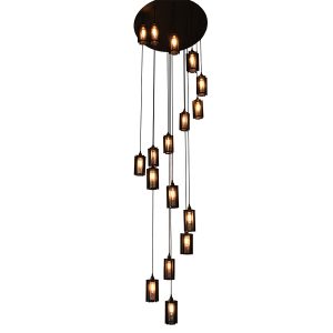 candil ind pantalla 17 lucescaracol f bco