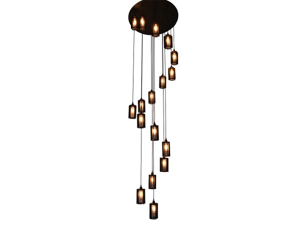 candil ind pantalla 17 lucescaracol f bco