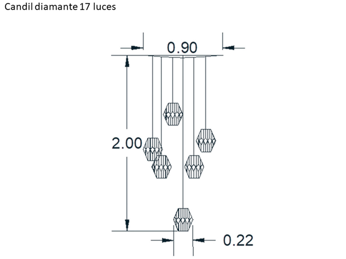 Candil Industrial Diamante