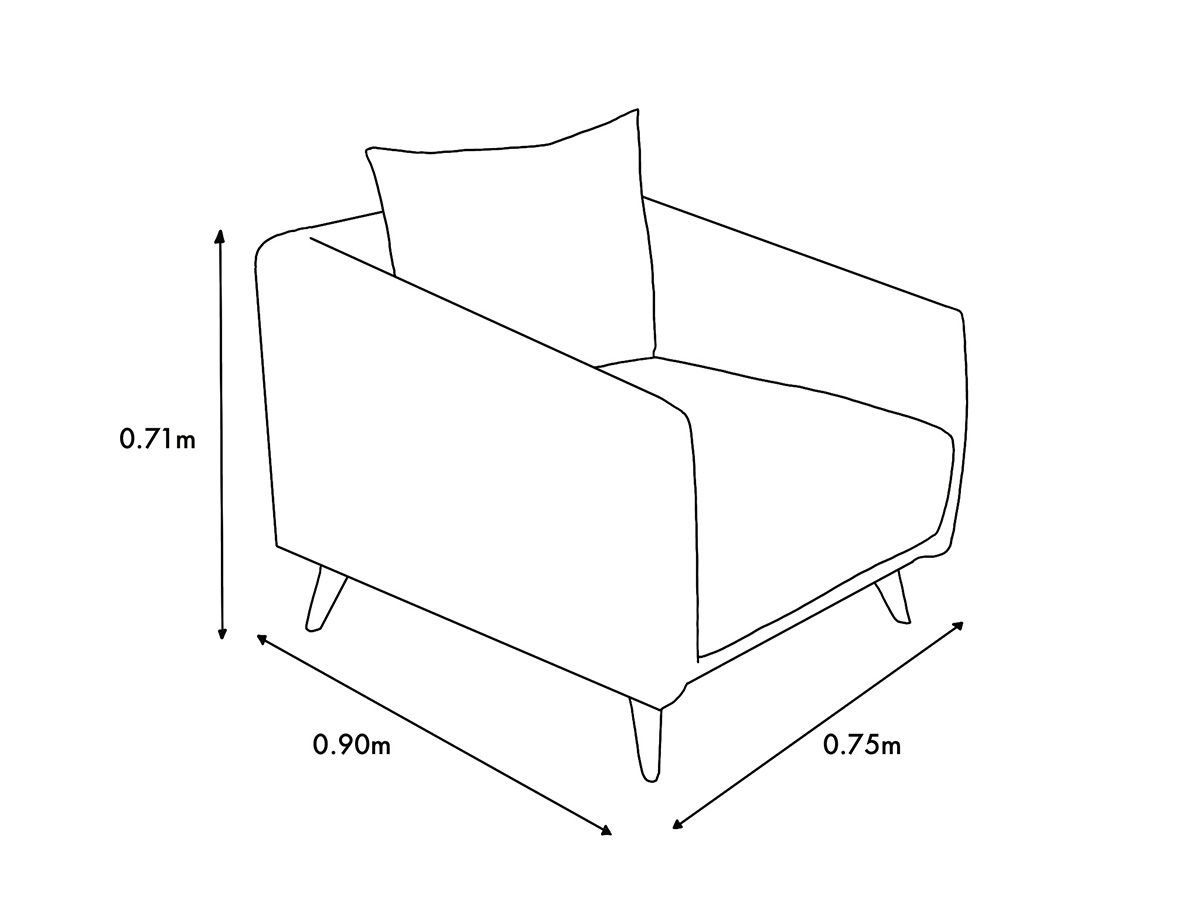 Ficha técnica Sillon Noruega