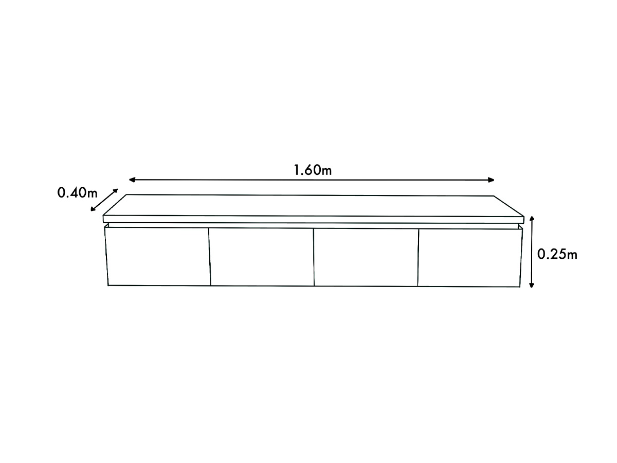 Ficha técnica credenza barcelona