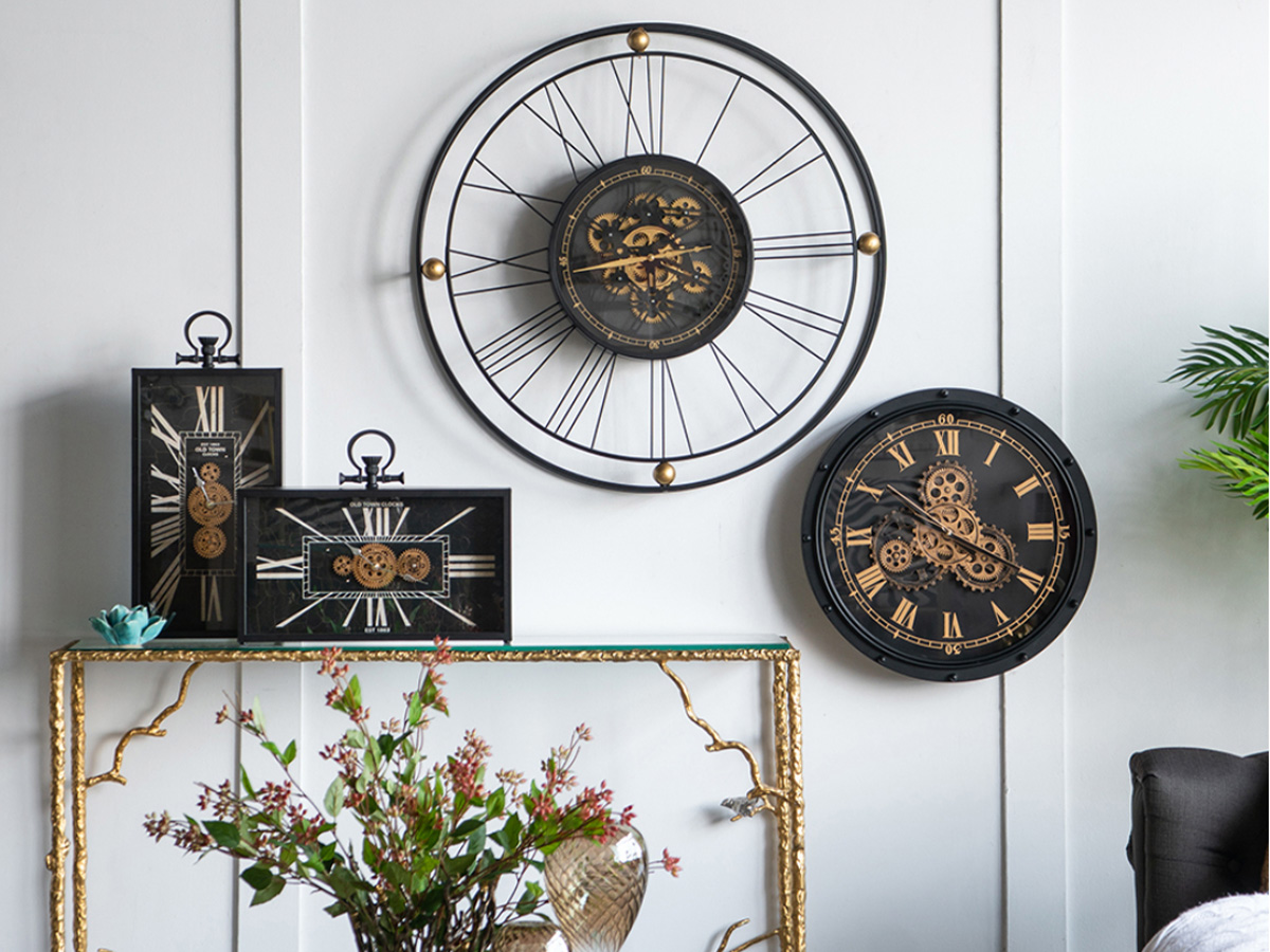 AB088GEARS WALL CLOCK 78666-DS ambiente.1jpg ab088gears wall clock 78666 ds ambiente1jpg mubleria dkassa