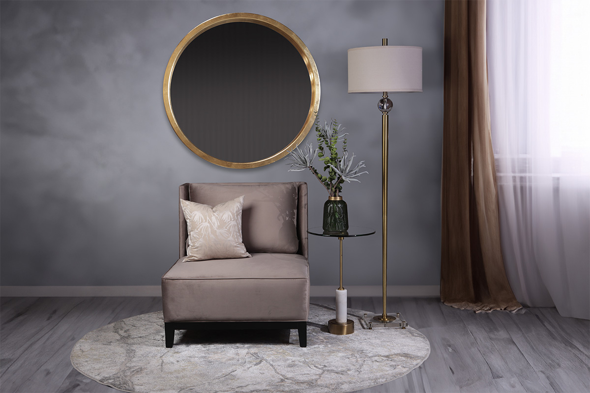 Espejo Gold Big Circle