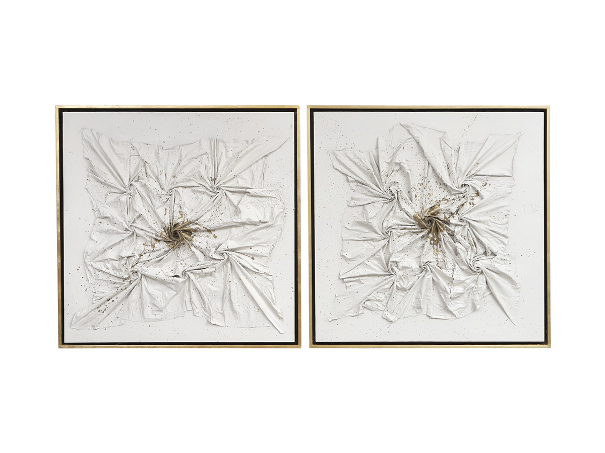 Cuadro White con estallido set 2