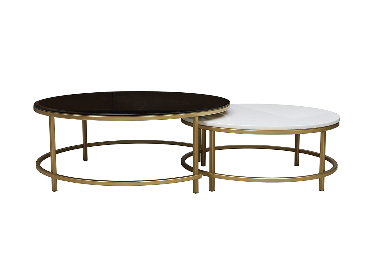 Mesa de Centro Nido Negro Blanco