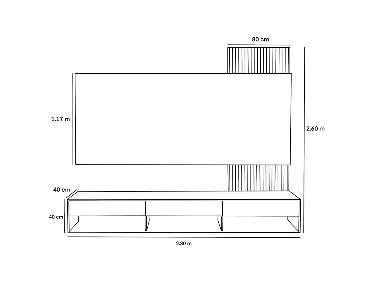 Mueble de TV Catena
