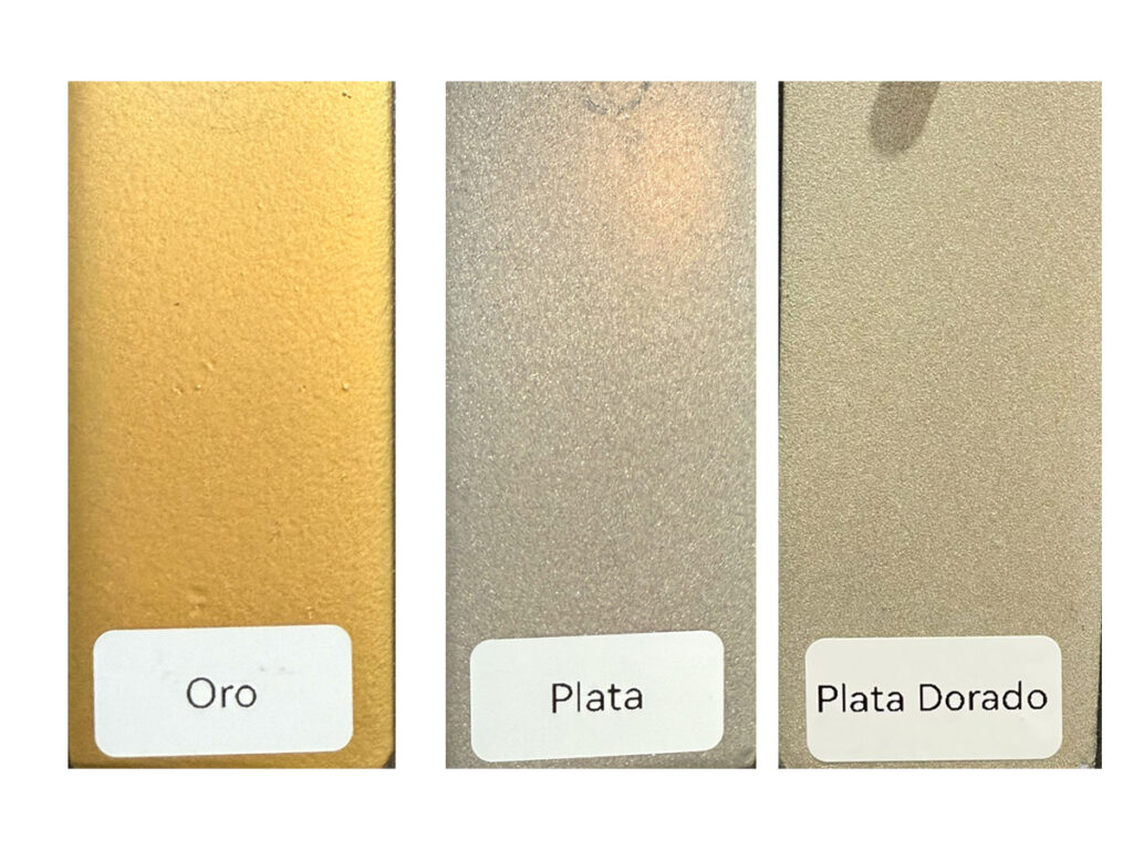 oro, plata y plata dorado