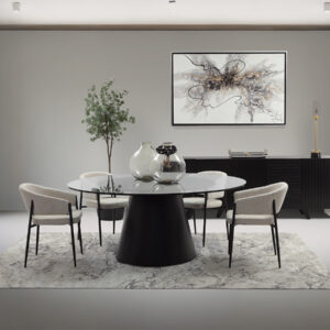 comedor moderno modelo catar muebleria dkassa