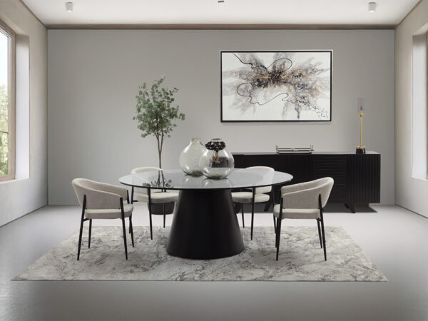 comedor moderno modelo catar muebleria dkassa