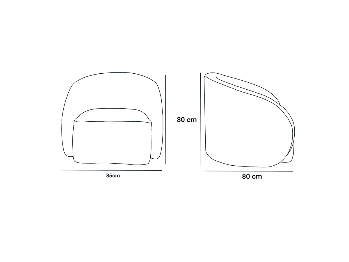 Ficah tecnica Sillon Giratorio cadiz
