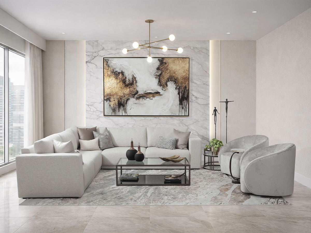 GMS3409ATL1335 SALA PARIS ESCUEDRA HARPER CHAMPANA ambiente 1