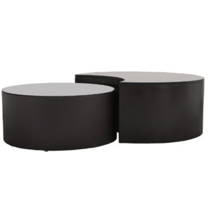 TAL324 MESAS INDUSTRIAL ECLIPSE CENTRO CIRCULAR BRONCE 100X40H 80X35H C SAN GABRIEL ESPEJO BRONCE F BCOjpg