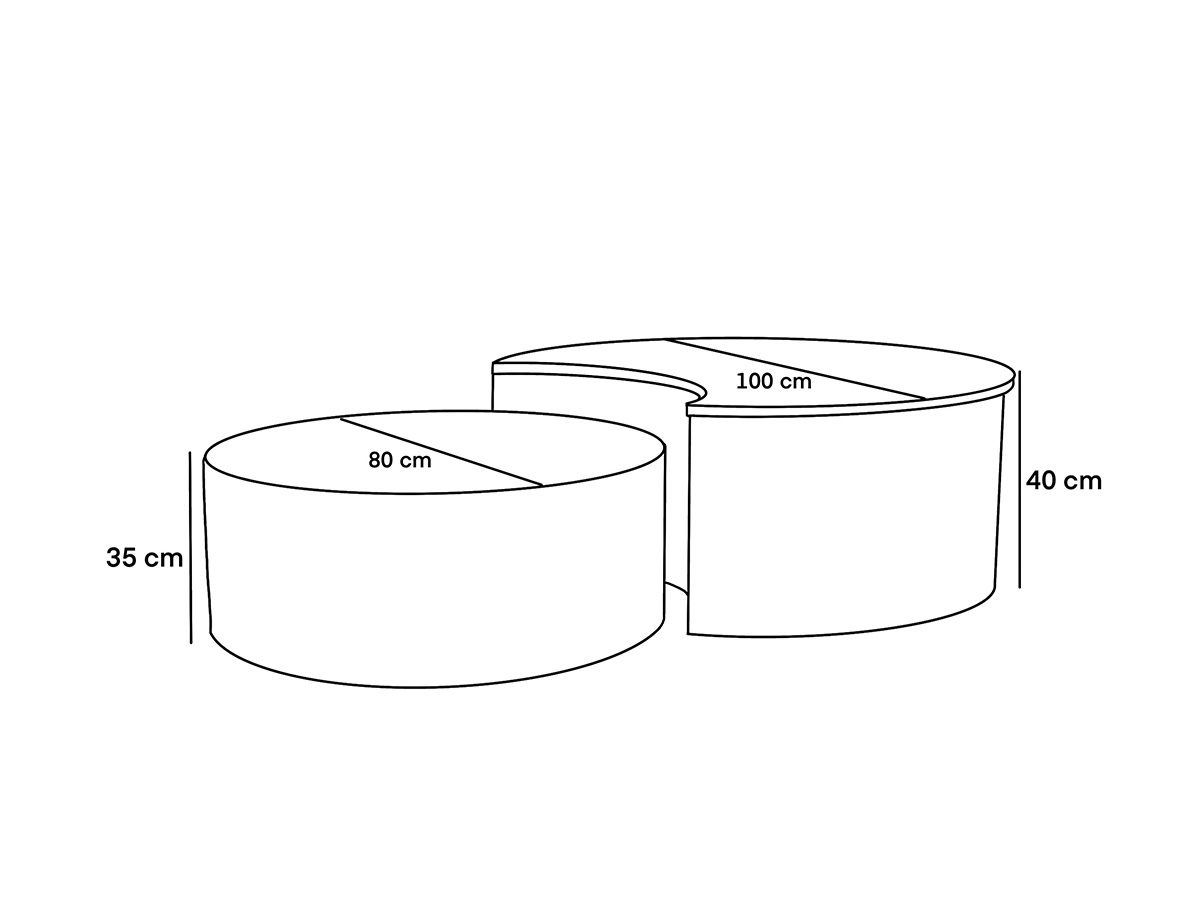 ficha tecnica TAL281 MESAS INDUSTRIAL ECLIPSE CENTRO CIRCULAR_
