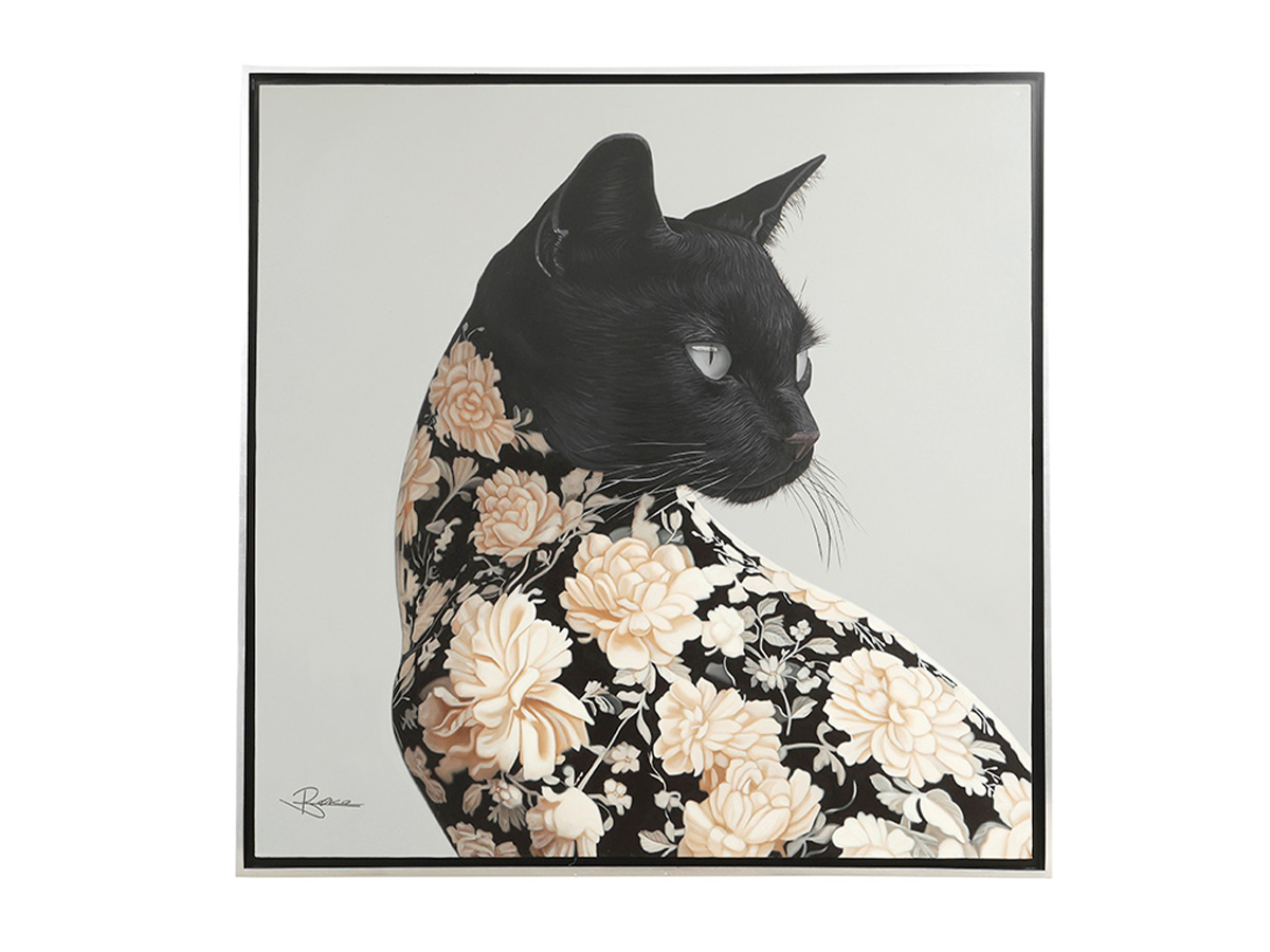 BORE001 GATO CON FLORES 025 026 150X150