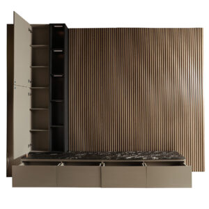 GMS3489 MUEBLE TV LONDRES OKUME ROBLE GRIS OXFORD CON TAL339 MATRIX NEVADA F BCO ABIERTO
