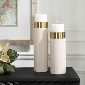 UTT084 Wessex Candleholders White S 2 ambiente jpg