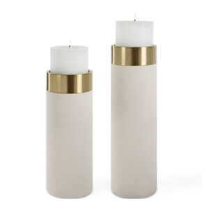 UTT084 Wessex Candleholders White S 2 f bco