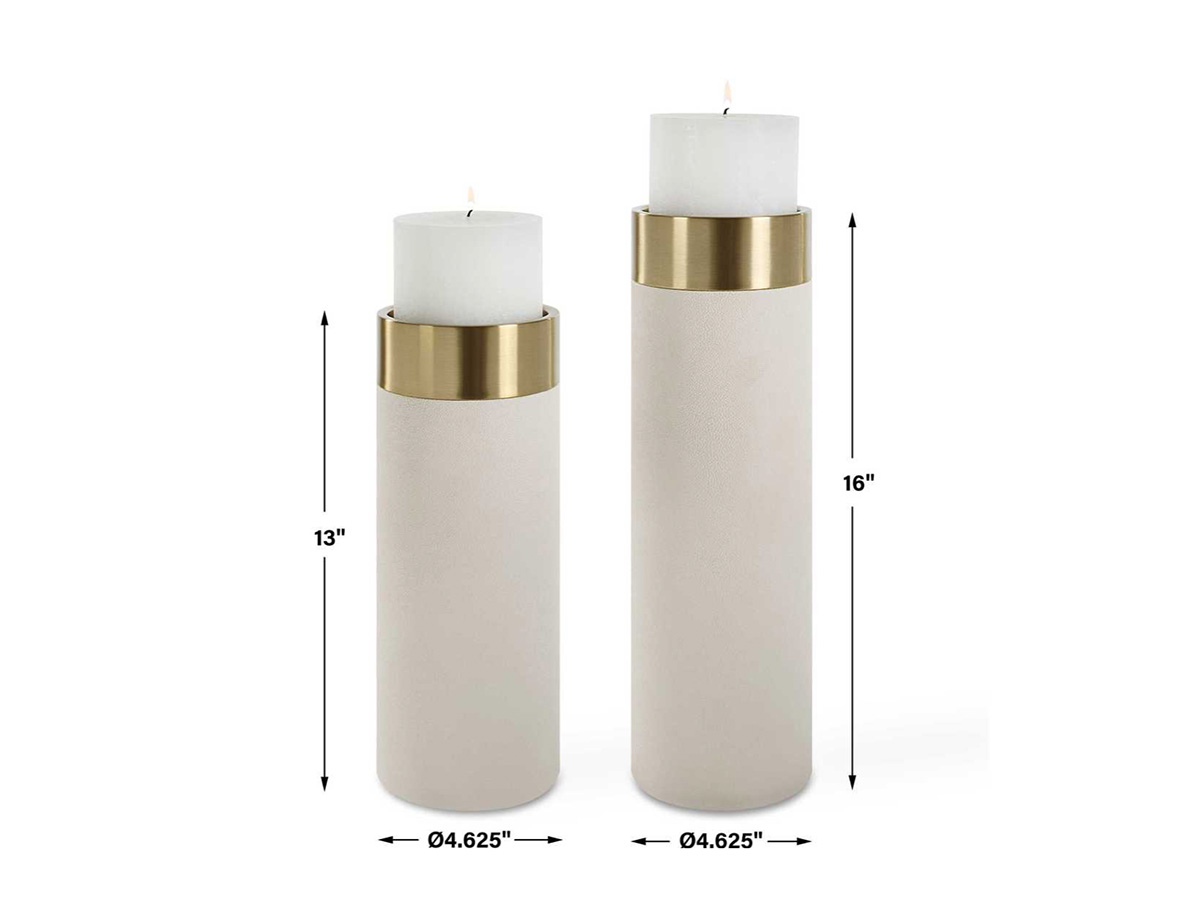 UTT084 Wessex Candleholders White S 2 medidas jpg