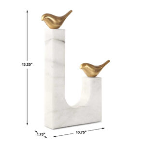 UTT091 SONGBIRDS SCULPTURE 18603 medidas