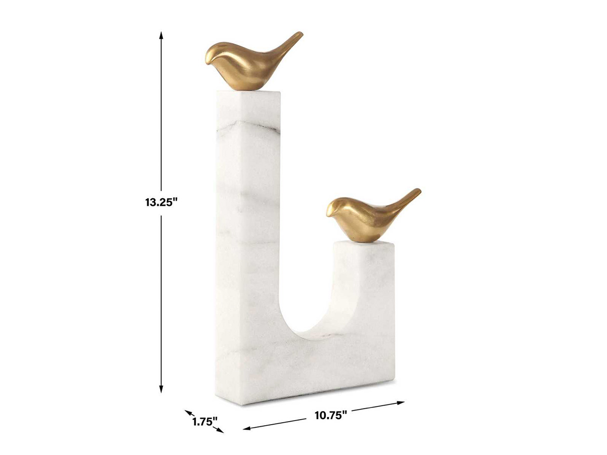 UTT091 SONGBIRDS SCULPTURE 18603 medidas