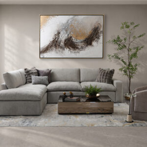 SHA353FTX1854 SALA FLORENCIA 320X240 CHAISE IZQ. TELA CASSIS PUTTY ambiente