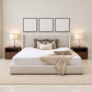 SHA310ATL358 CAMA MONACO KK POLARIS IVORY fondo blanco fambiente