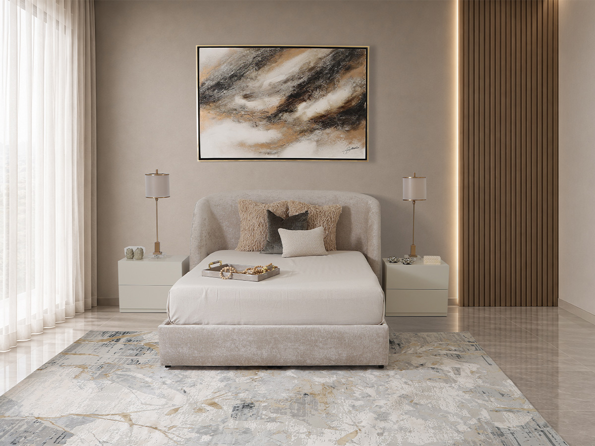 SHA355PIE267 CAMA LUXOR QS SONATA BIEGE ambiente jpg