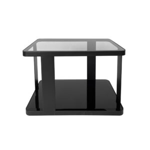 TAL268 MESA INDUSTRIAL LATERAL STANZA NEGRO 50X80 CUBIERTA PINTADO NEGRO ABAJO Y SOLARGRAY ARRIBA