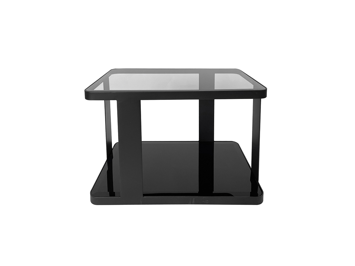 TAL268 MESA INDUSTRIAL LATERAL STANZA NEGRO 50X80 CUBIERTA PINTADO NEGRO ABAJO Y SOLARGRAY ARRIBA